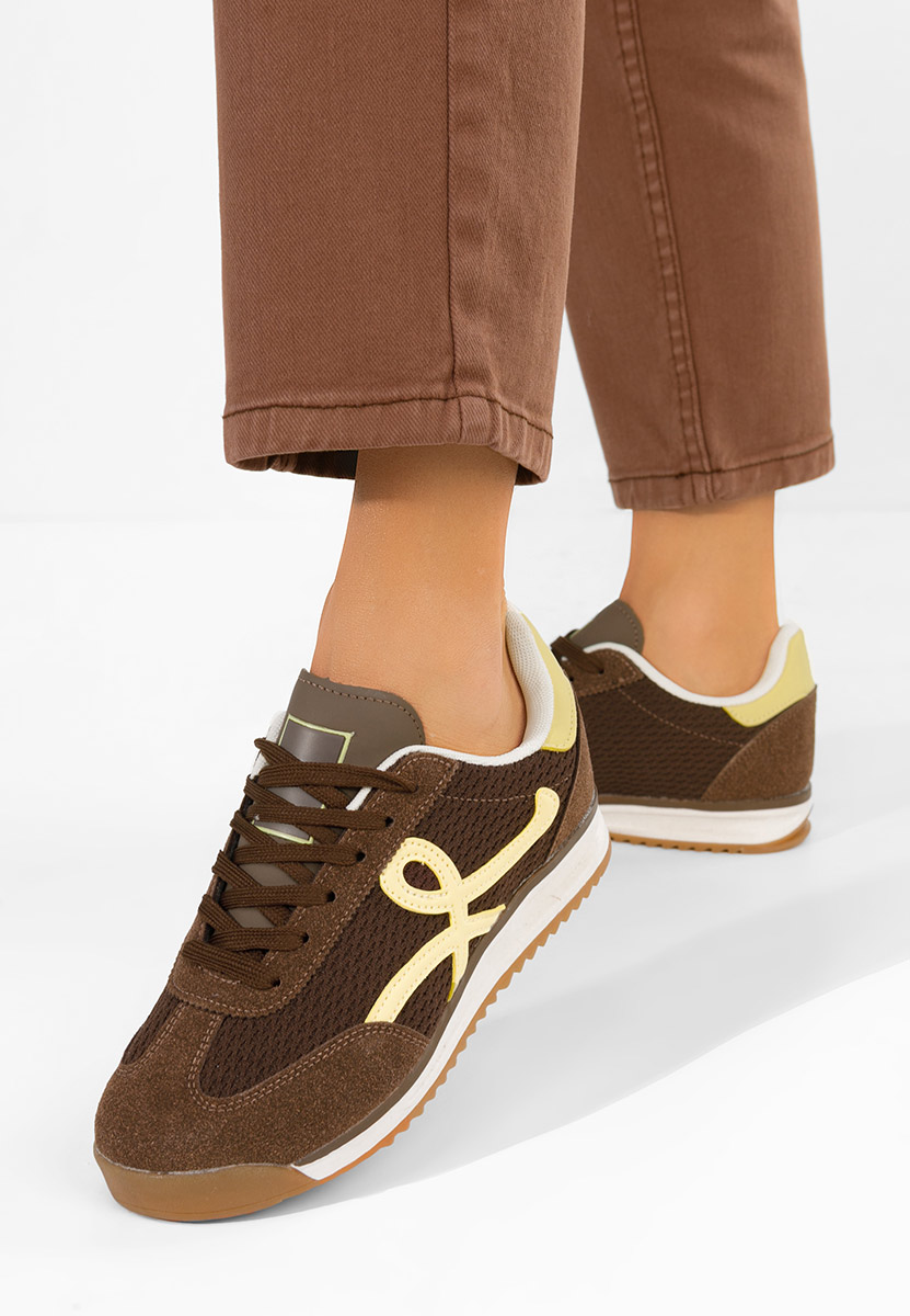 Дамски сникърси Ferrelia кафяв