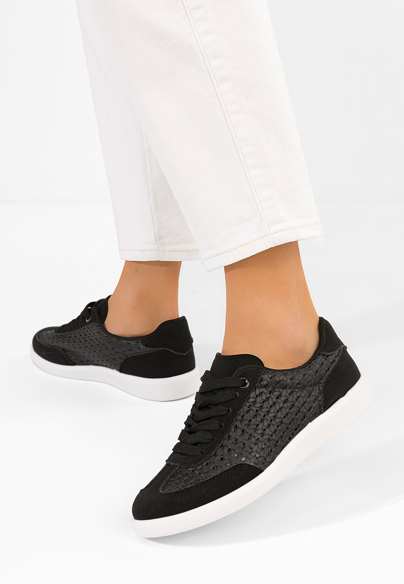 Дамски сникърси Heliana черни