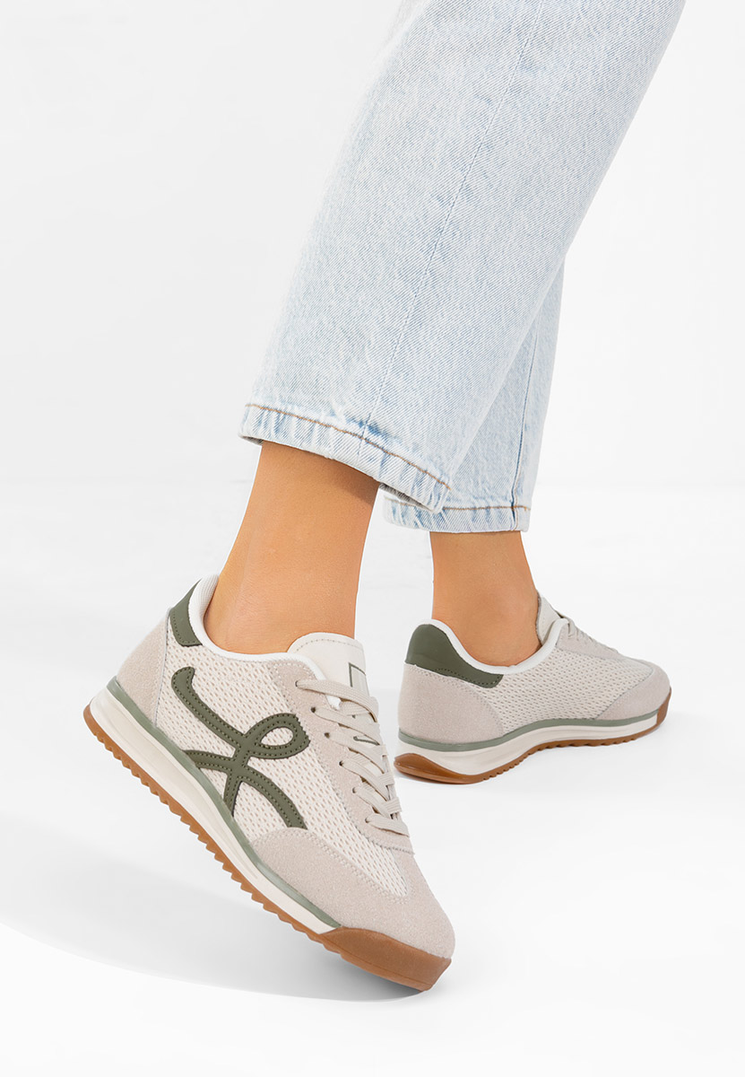 Дамски сникърси Ferrelia бежов