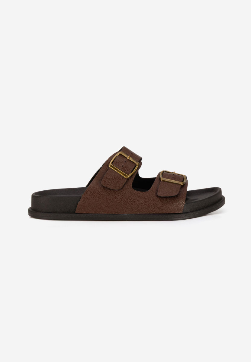 Мъжки чехли Neron кафяв