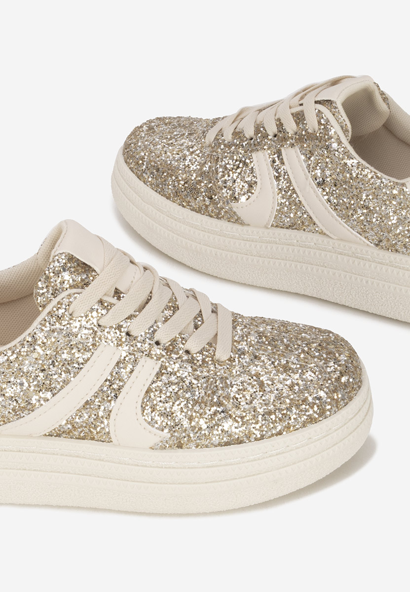 Дамски сникърси Zareena златен