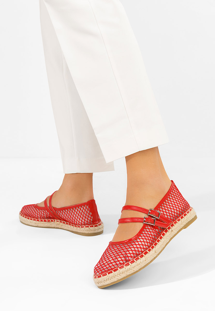 Дамски еспадрили Nikia червен