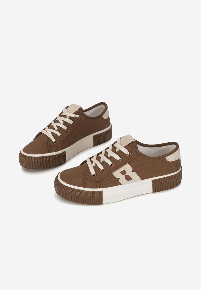 Дамски сникърси Cleria V2 кафяв