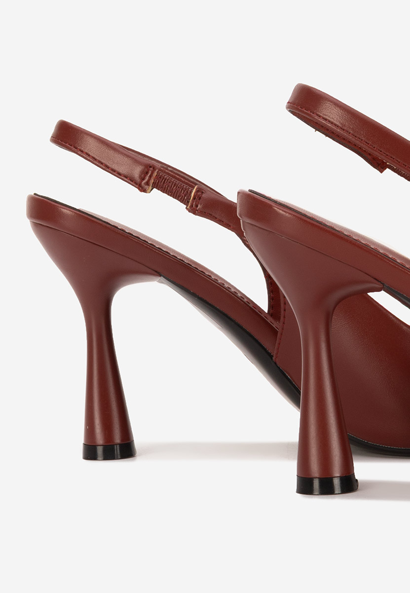 Обувки на ток Foxara bordo