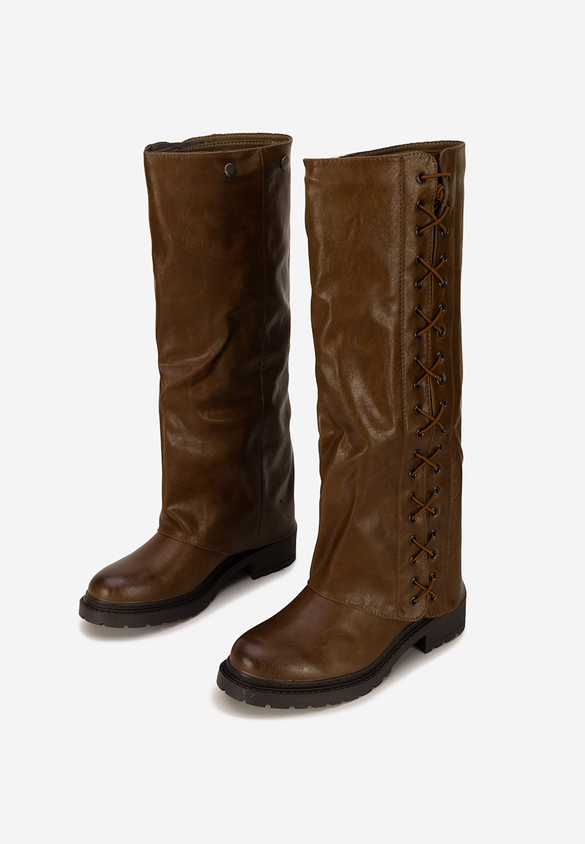 Дамски чизми Nadina камел