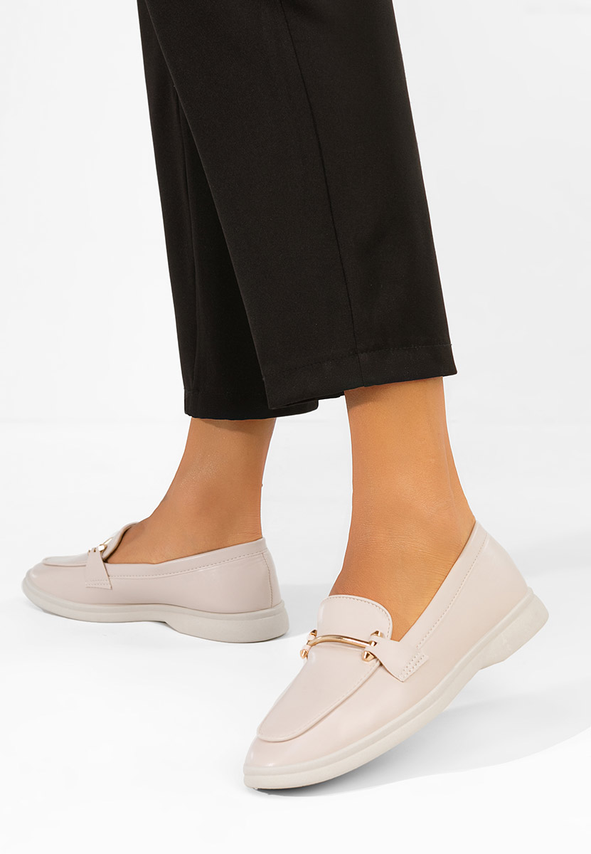 Дамски loafer Sevalia телесен цвят