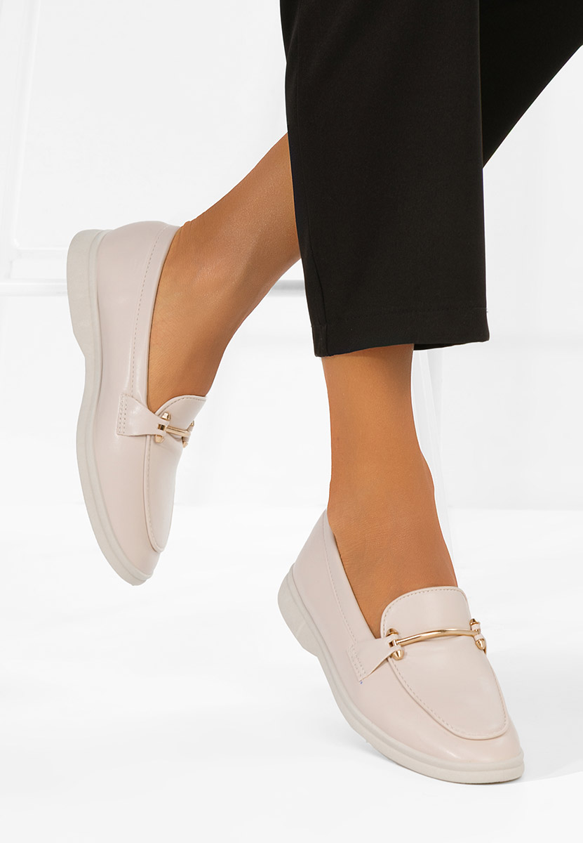 Дамски loafer Sevalia телесен цвят