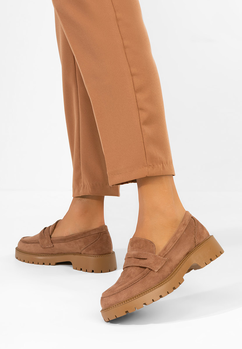 Дамски loafer Senilia каки