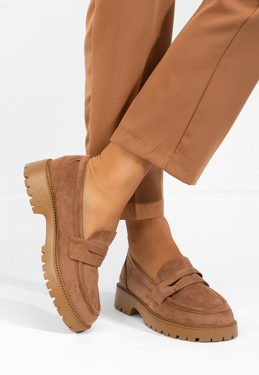 Дамски loafer Senilia каки