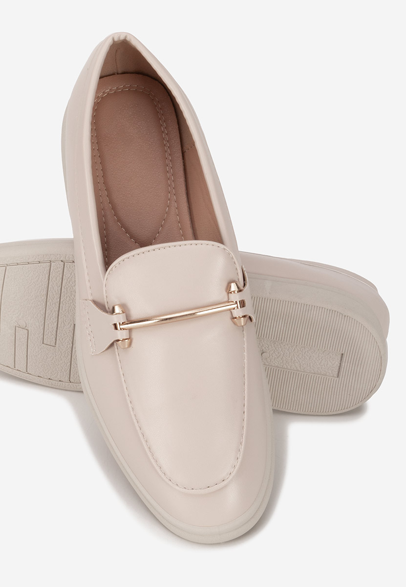 Дамски loafer Sevalia телесен цвят