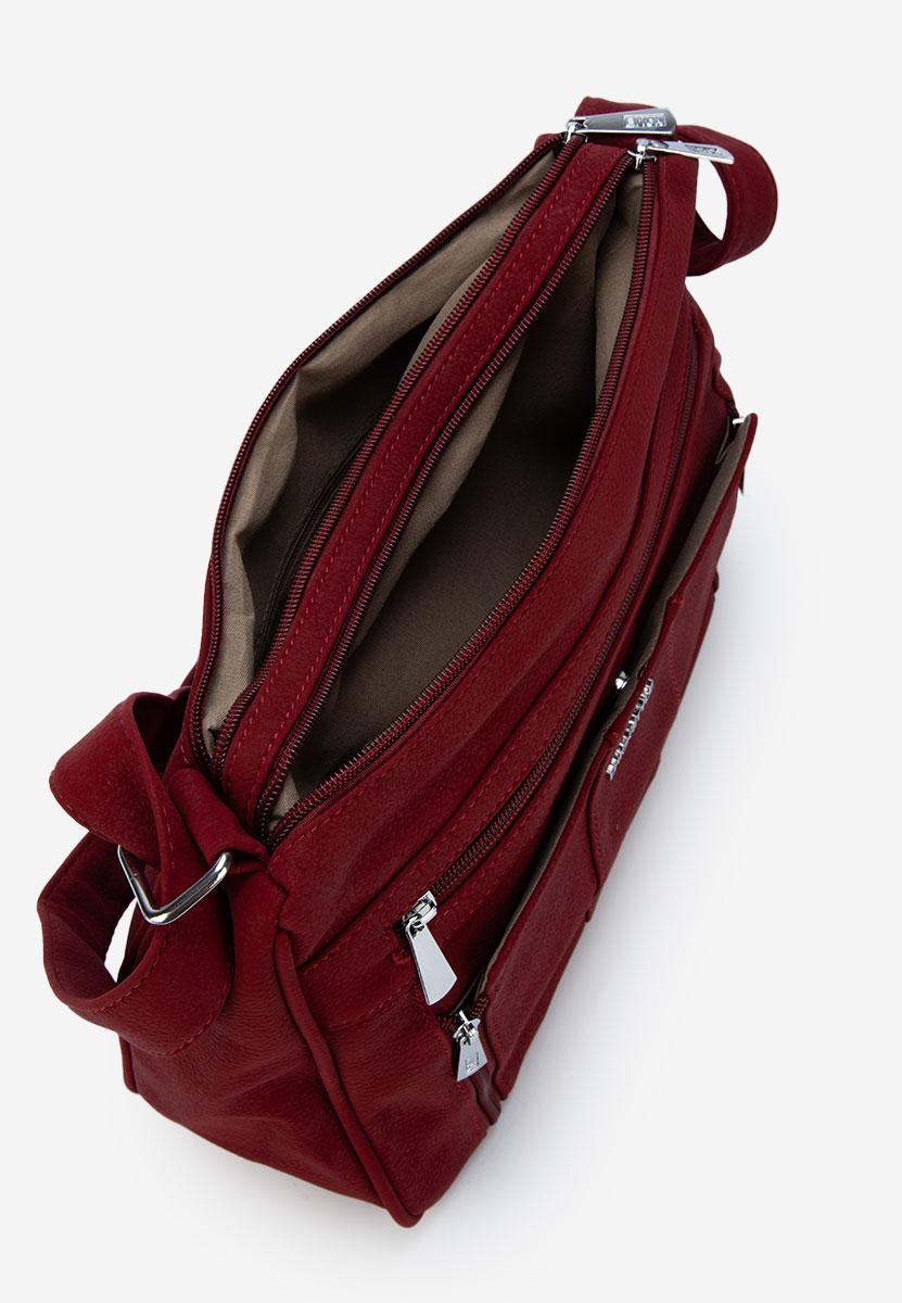 Дамска чанта crossbody Senoria бордо