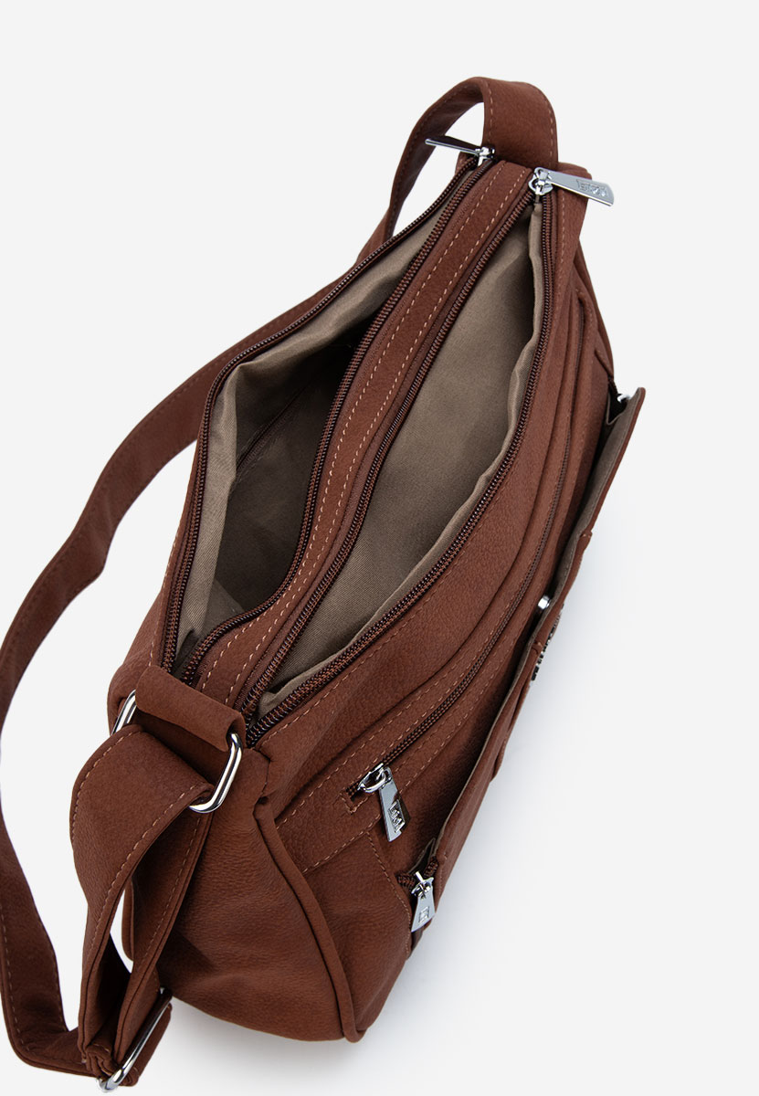 Дамска чанта crossbody Senoria кафява