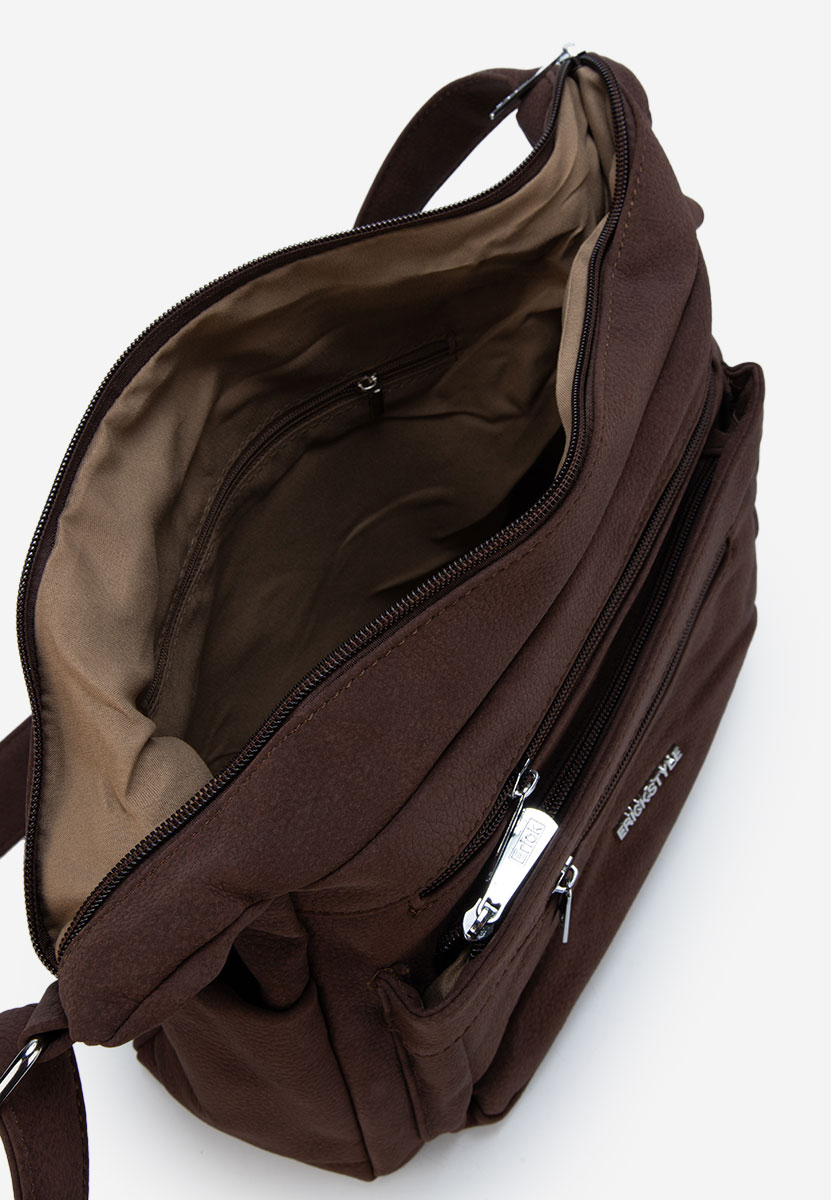 Дамска чанта crossbody Mubleya V2 кафява