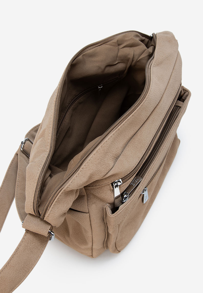 Дамска чанта crossbody Mubleya бежова