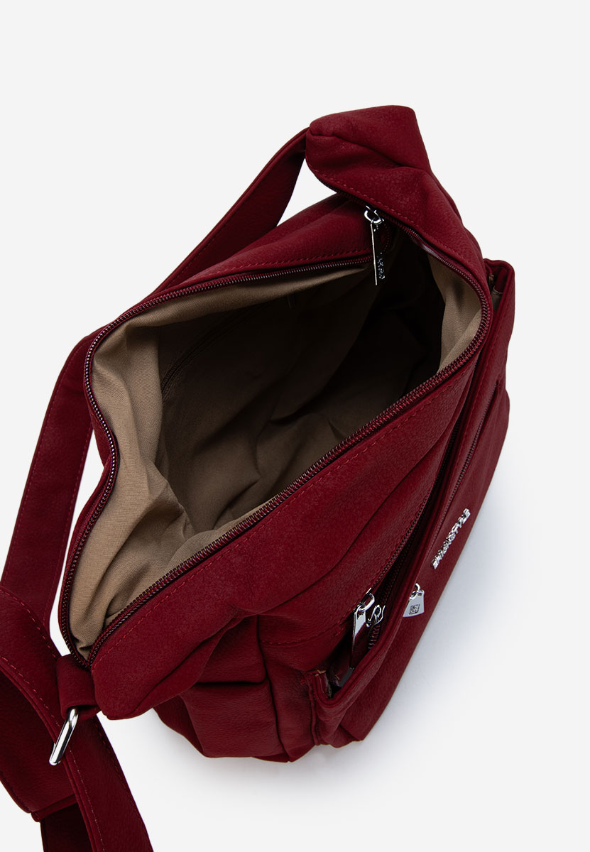 Дамска чанта crossbody Mubleya бордо