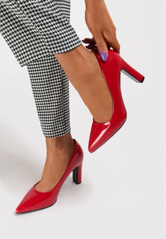 Обувки на ток Devina червен, Размер: 38- Zapatos