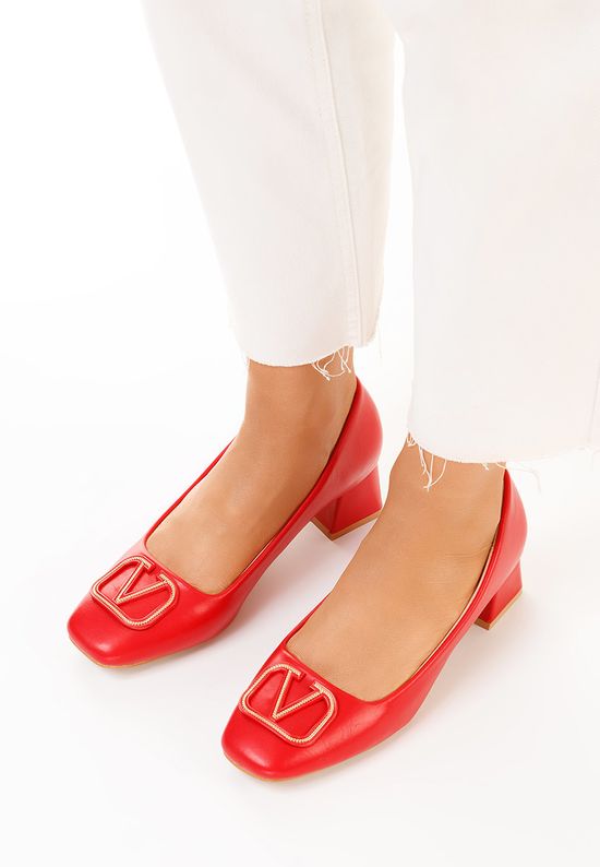 Обувки на ток CADOU 6 червен, Размер: 36- Zapatos