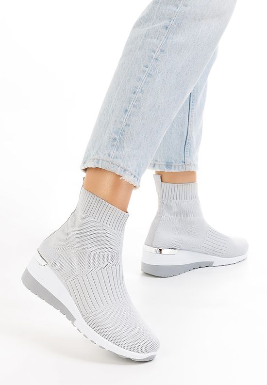 маратонки тип чорап Reanes сив, Размер: 39- Zapatos