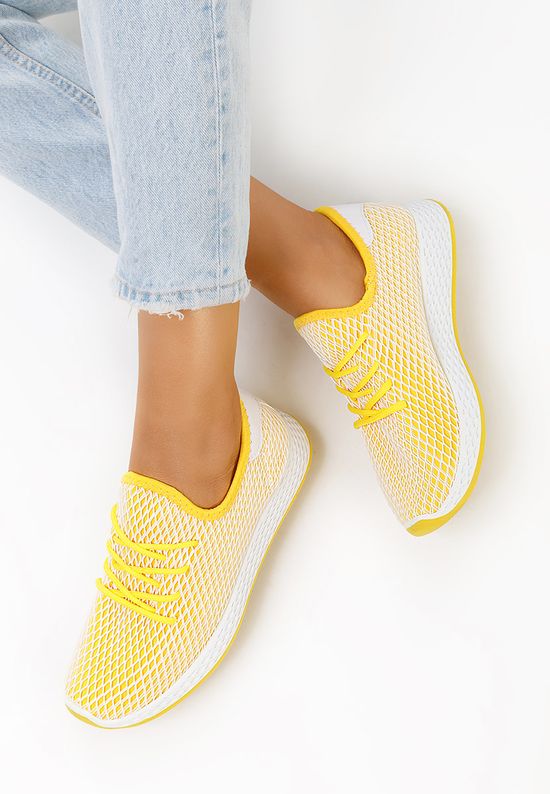 Дамски спортни обувки Unlimited жълт, Размер: 36- Zapatos