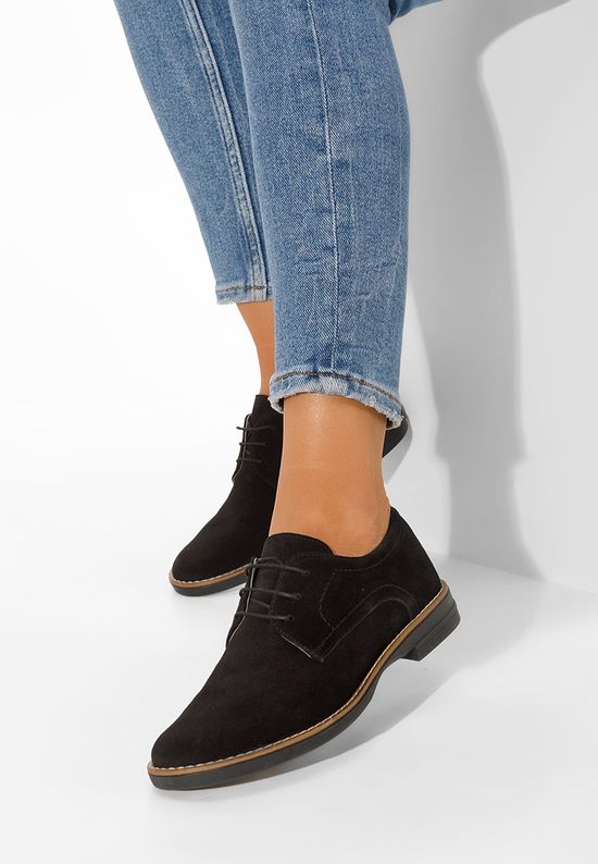 Дамски обувки derby Otivera V2 черни, Размер: 39- Zapatos