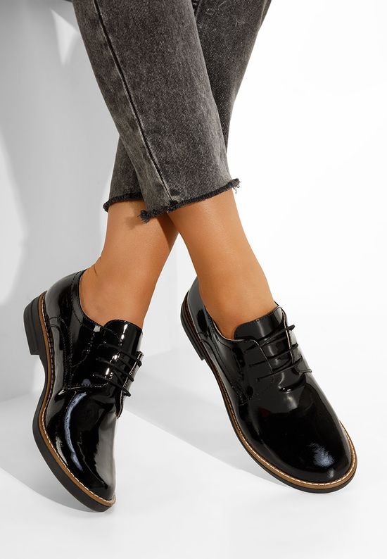 Дамски обувки derby Otivera V3 черни, Размер: 40- Zapatos