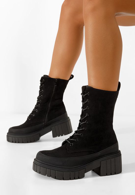 Дамски Ботинки черни Baeza, Размер: 40- Zapatos