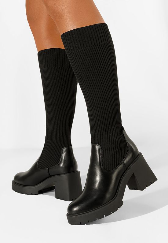 Дамски чизми черен Sonia, Размер: 41- Zapatos