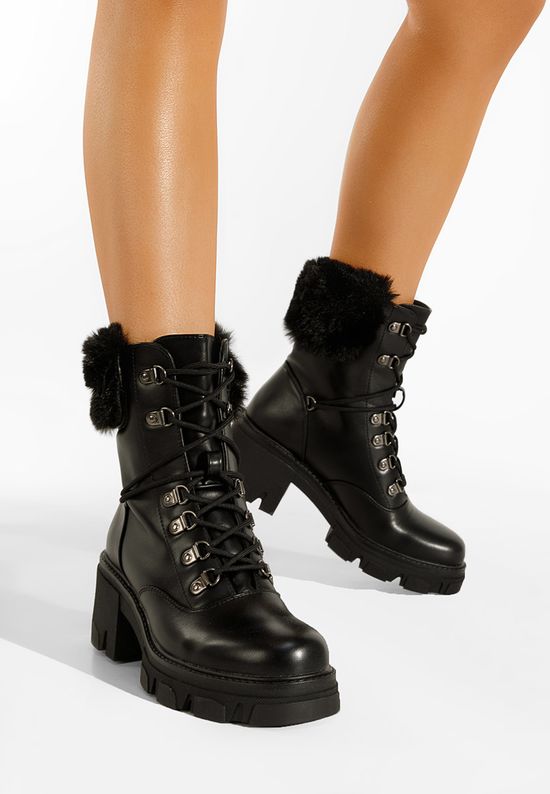 Зимни дамски Ботинки черни Niralia, Размер: 37- Zapatos