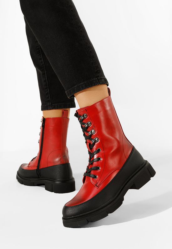 Дамски Ботинки Guardia червен, Размер: 37- Zapatos