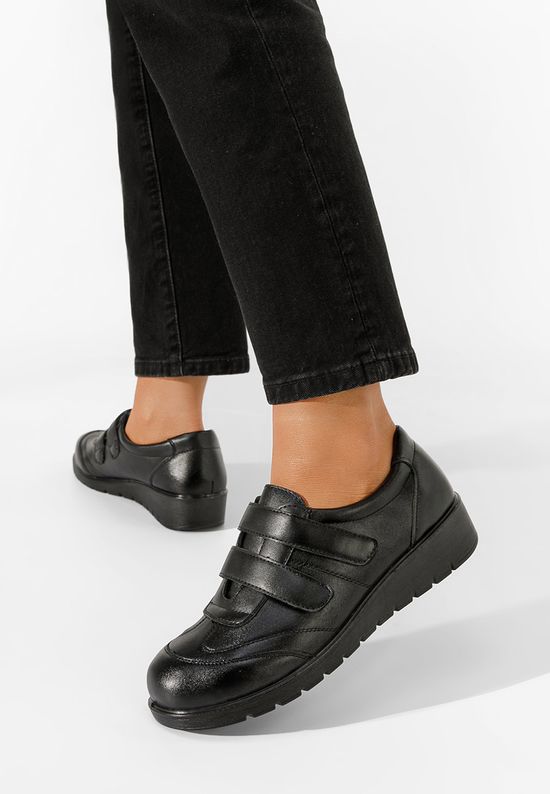 Ежедневни обувки Jenna черни, Размер: 39- Zapatos