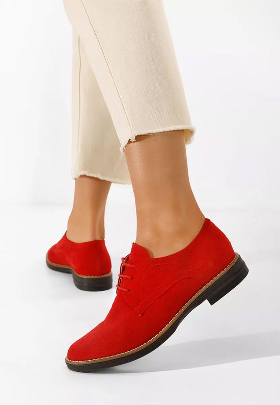 Дамски обувки derby Otivera V2 червен, Размер: 37- Zapatos