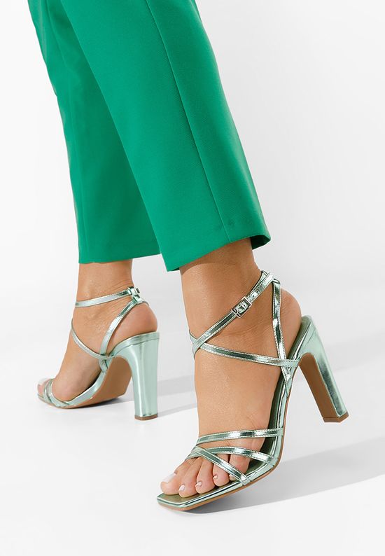 Елегантни сандали Ayleen зелен, Размер: 36- Zapatos