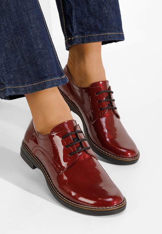 Дамски обувки derby Otivera V3 Винено червено, Размер: 41- Zapatos