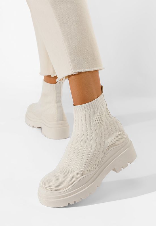 Mаратонки тип чорап Brinley бежов, Размер: 39- Zapatos