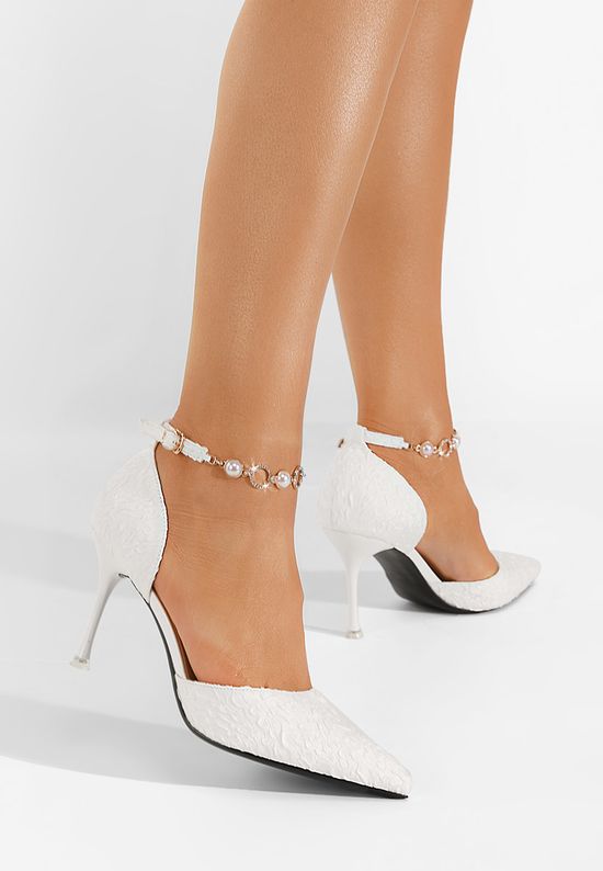 Дамски обувки Ameria бели, Размер: 36- Zapatos