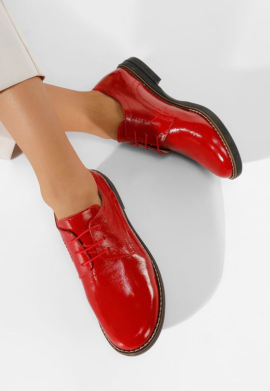 Дамски обувки derby Otivera V3 червен, Размер: 39- Zapatos