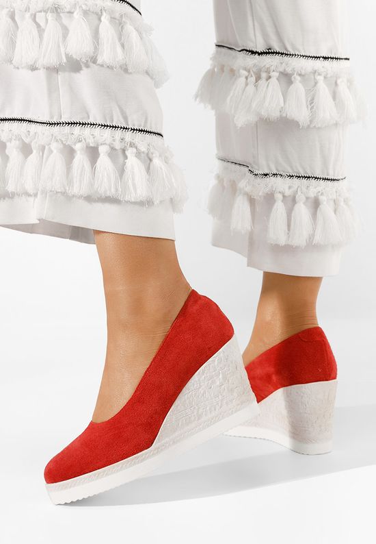 Обувки на платформа Kaira V2 червен, Размер: 38- Zapatos