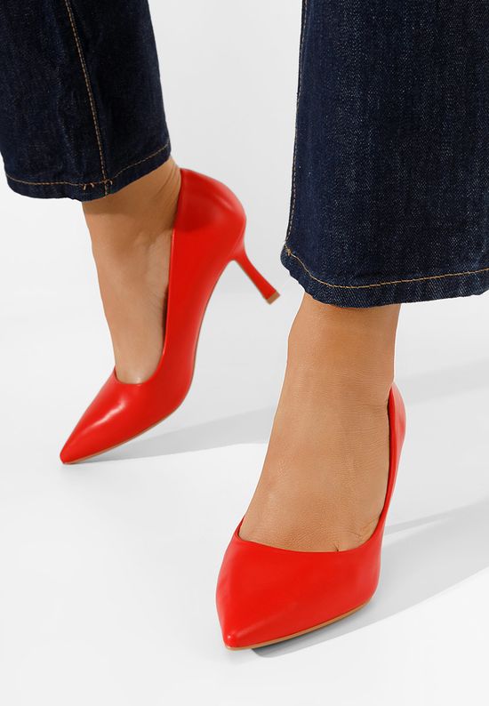 Обувки стилето Lasena червен, Размер: 38- Zapatos