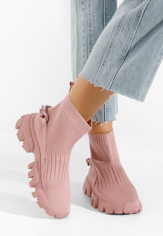 Mаратонки тип чорап розов Milo, Размер: 39- Zapatos