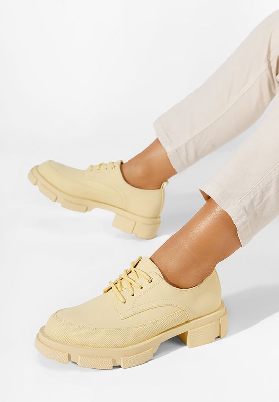 Ежедневни обувки Dianera жълт, Размер: 39- Zapatos