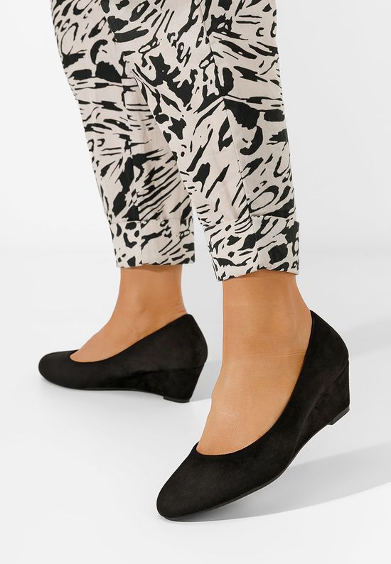 Обувки на платформа Rhona черни, Размер: 36- Zapatos
