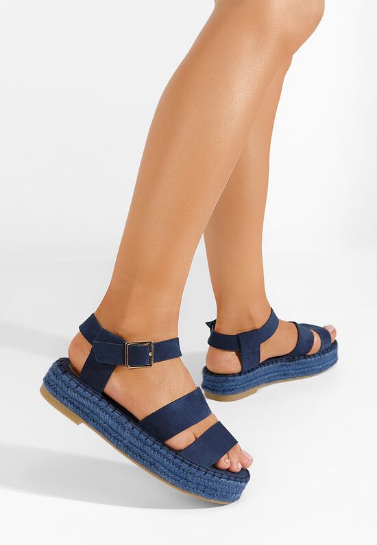 Сандали на платформа Coraline син, Размер: 41- Zapatos