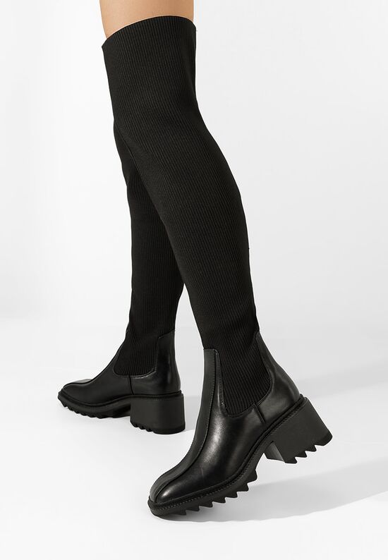 Висок чизми Tanilia черен, Размер: 38- Zapatos
