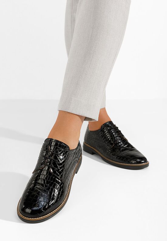 Дамски обувки derby Otivera V5 черни, Размер: 36- Zapatos