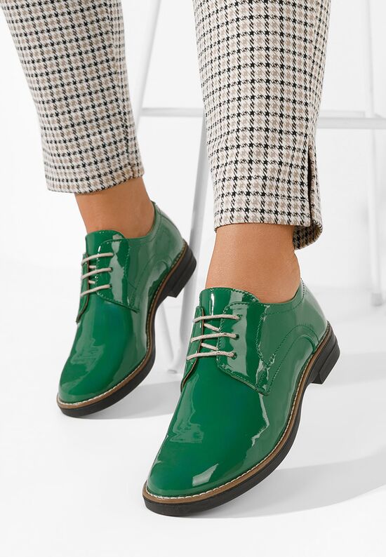 Дамски обувки derby Otivera V3 зелен, Размер: 40- Zapatos