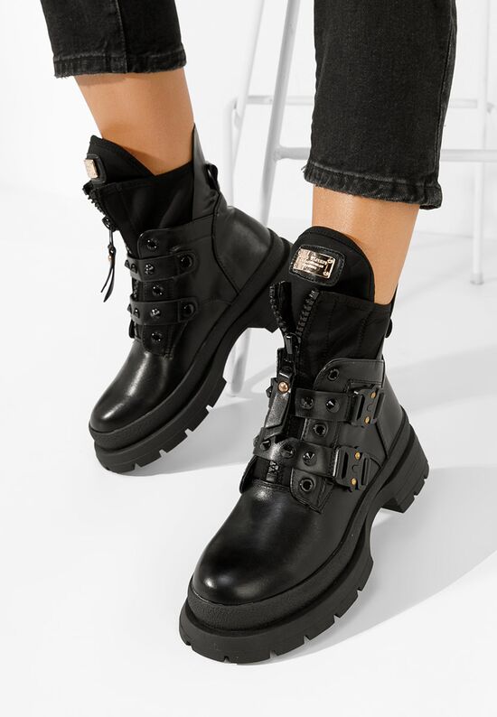 Обувки на платформа Zarovia черни, Размер: 38- Zapatos
