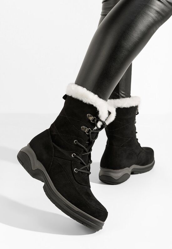 Зимни дамски Ботинки Shanika черен, Размер: 37- Zapatos
