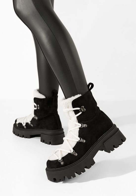 Зимни дамски Ботинки Kisha черен, Размер: 37- Zapatos
