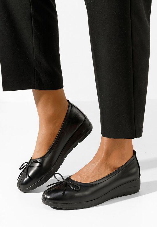 Ежедневни обувки Selima черни, Размер: 40- Zapatos