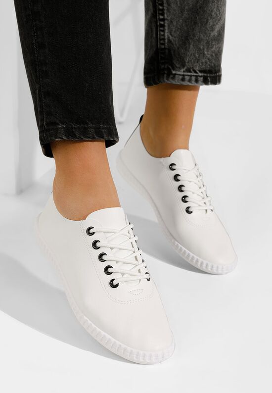 Ежедневни обувки Simina V4 бели, Размер: 37- Zapatos